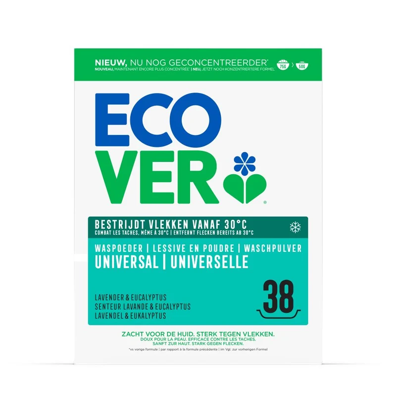 Ecover Universal Waspoeder Lavendel & Eucalyptus