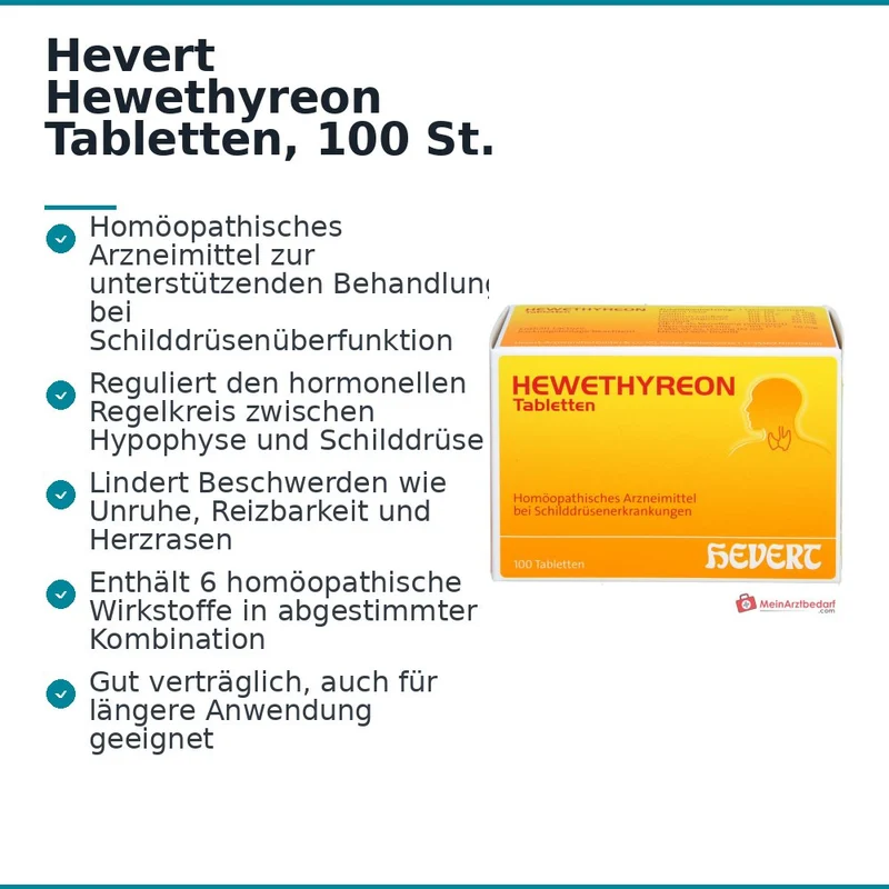 Hevert Hewethyreon Tabletten, 100 St.