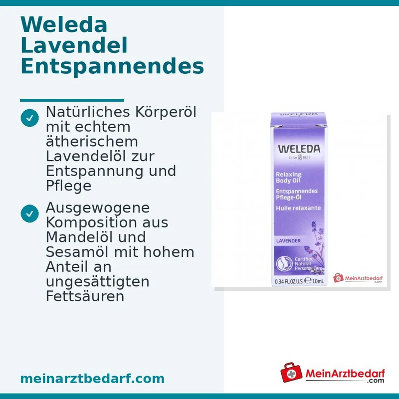 Weleda Lavendel Entspannendes Pflege-Öl