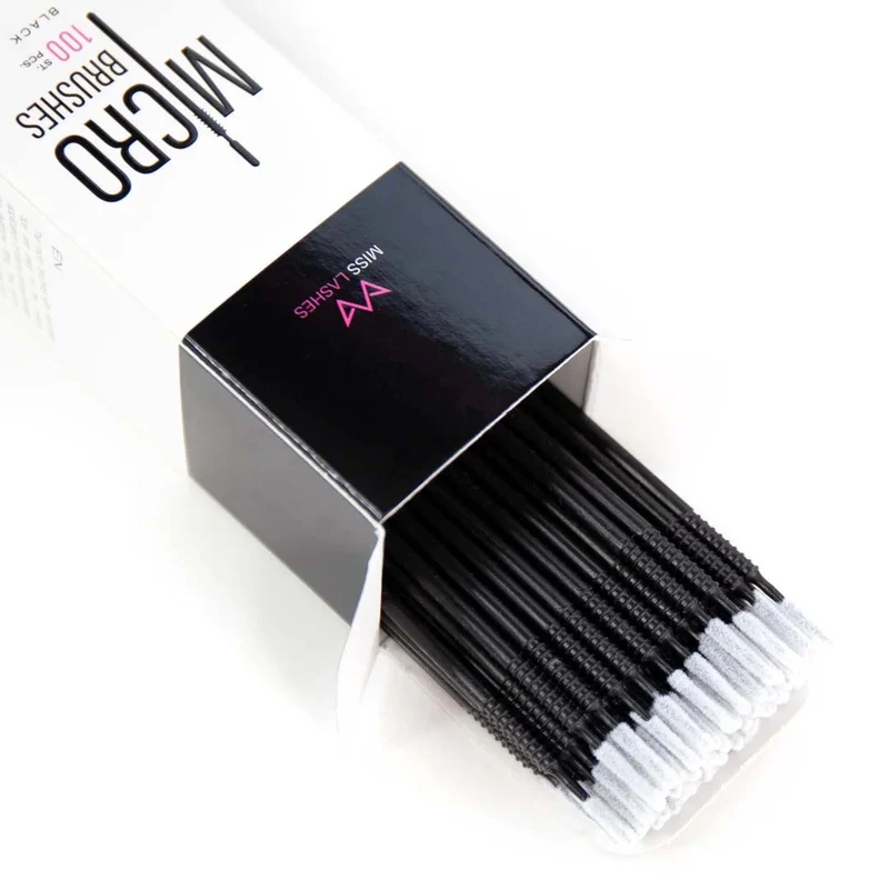 MISS LASHES Microbürstchen lang 100 Stück