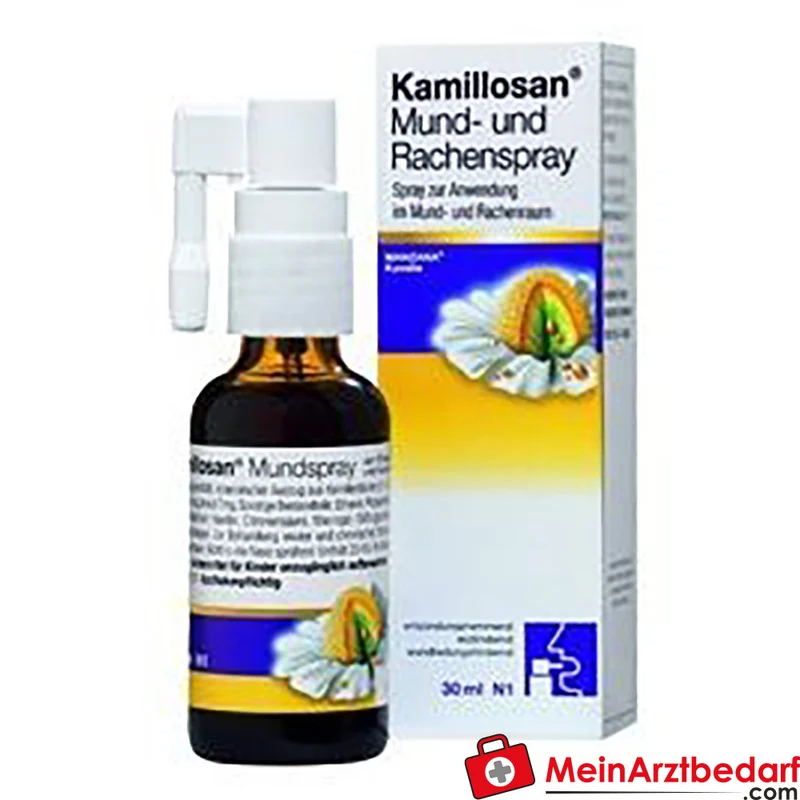 MED19 Kamillosan Mundspray 30 ml pflanzlich mit Kamillenextrakt, Pfefferminzöl und Anisöl
