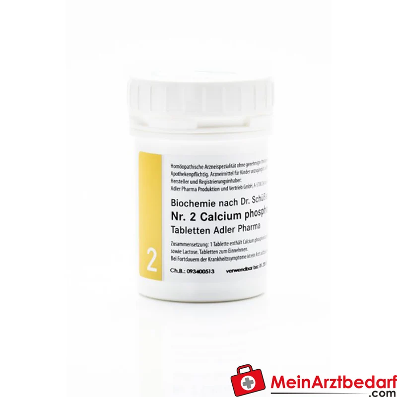 Adler Pharma Schüßler Salz Nr. 2 Calcium phosphoricum D6 Tabletten 500 g