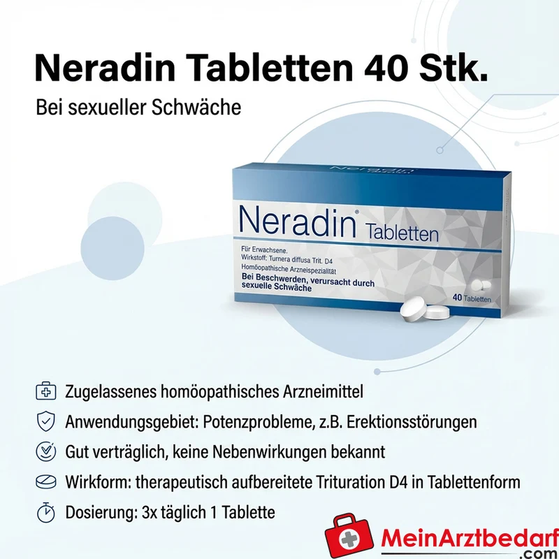 Neradin Tabletten 20 Stk. D4 – bei sexueller Schwäche