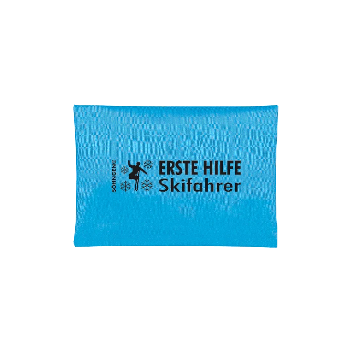 Erste Hilfe Skifahrer blau | Packung (1 Stück)