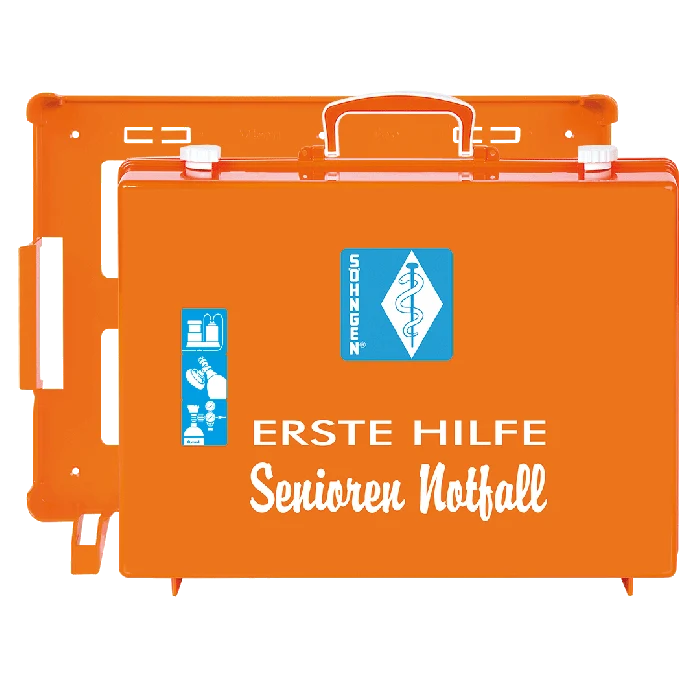 Erste-Hilfe Senioren Notfall MT-CD orange gefüllt | Packung (1 Stück)