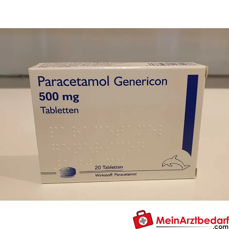 Genericon Paracetamol 500 mg Tabletten 10 Stück – fiebersenkend schmerzstillend