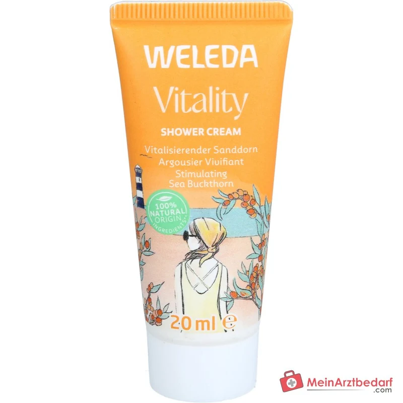 Weleda Vitality Shower Cream Sanddorn Duschgel, 20 ml