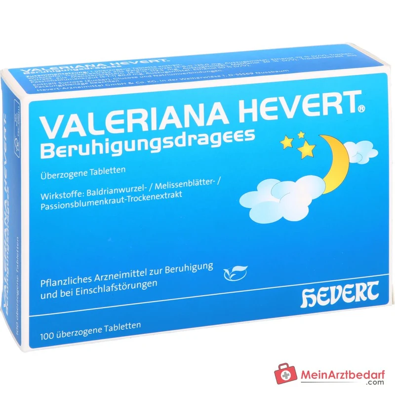 Hevert Valeriana Beruhigungsdragees überzogene Tabletten, 100 Stück