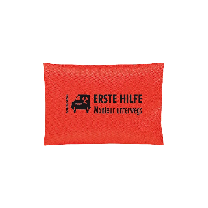 Erste Hilfe Monteur unterwegs orange | Packung (1 Stück)