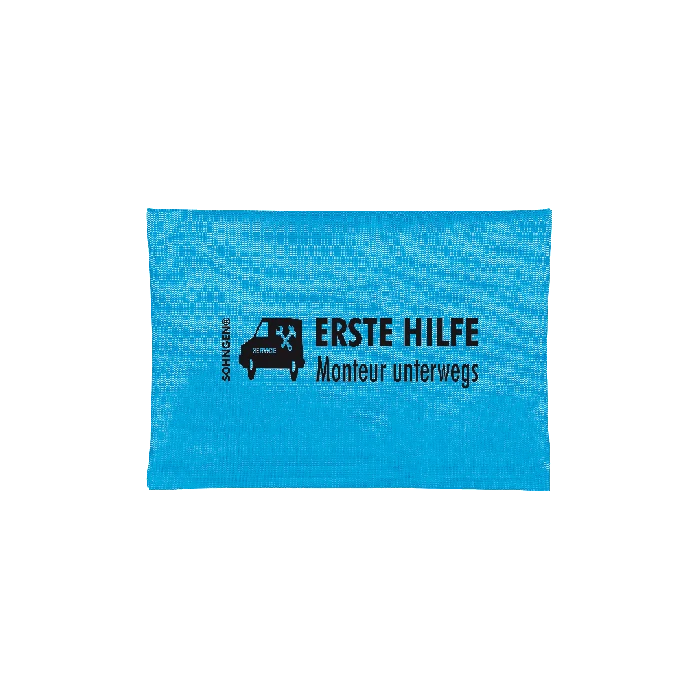 Erste Hilfe Monteur unterwegs blau | Packung (1 Stück)