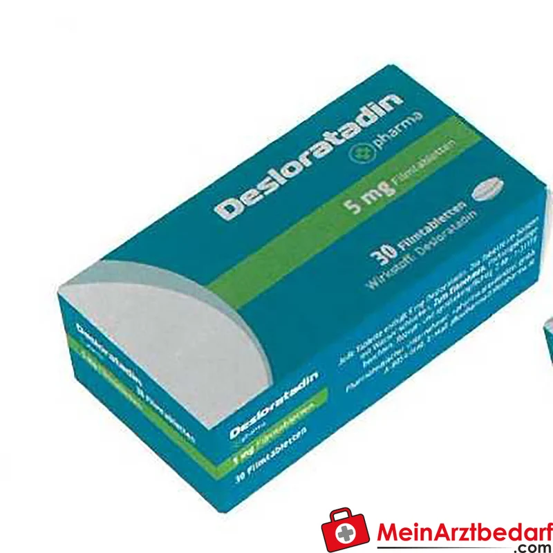 PPH01 Desloratadin 5 mg Filmtabletten 10 Stück, Antihistaminikum bei allergischer Rhinitis & Urtikaria
