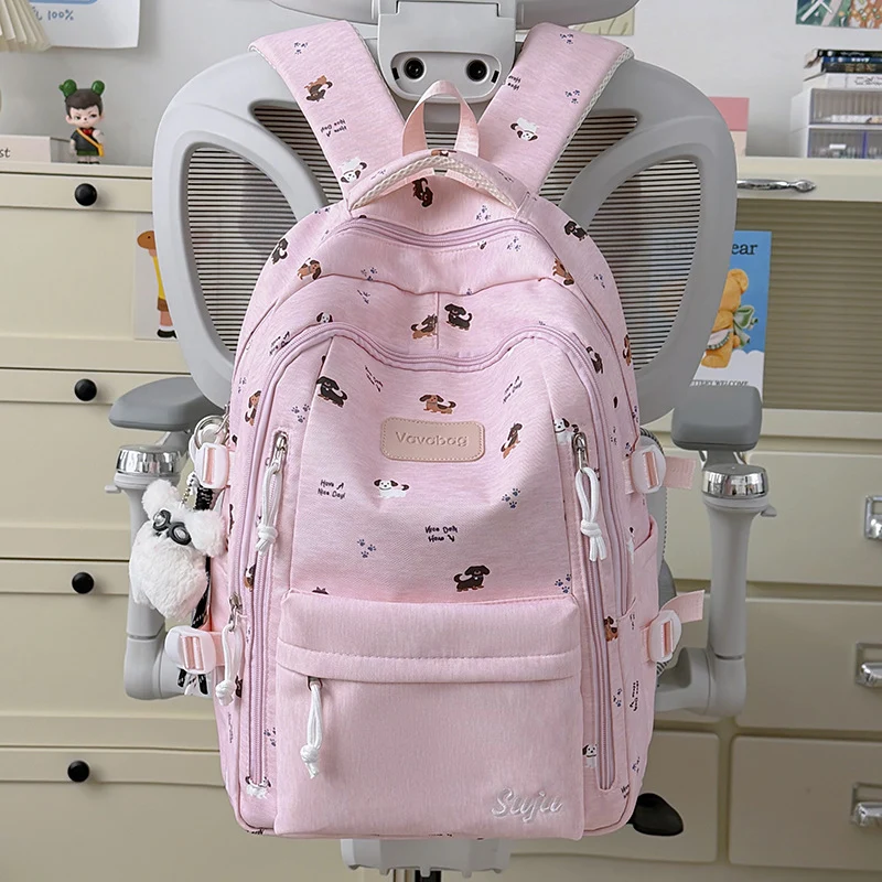 Verspielt Hunde-Themen Schulrucksack Karnz