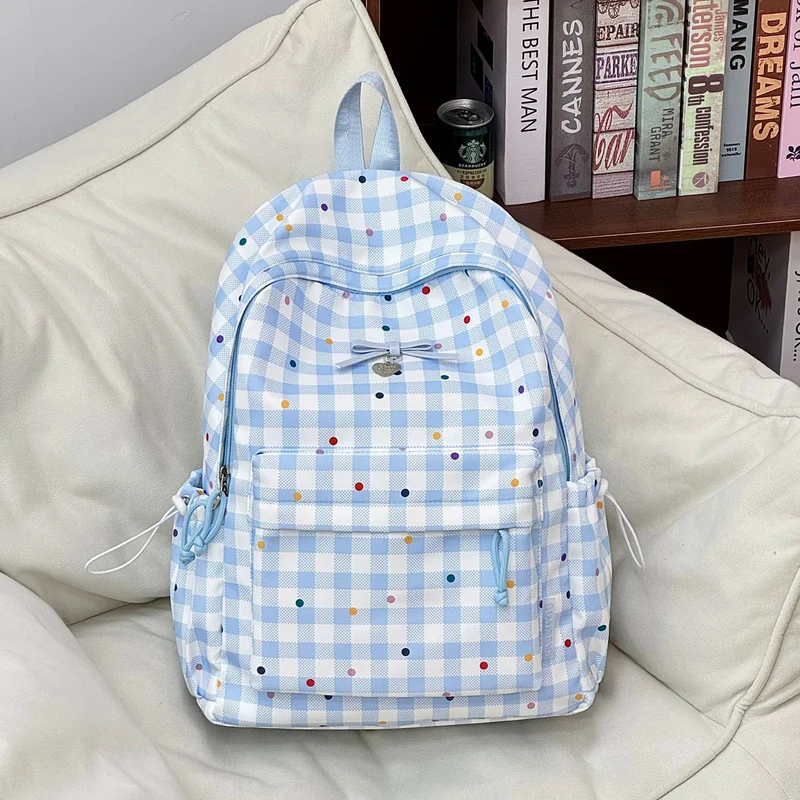 Verspielter Überprüfter Muster Rucksack Karnz
