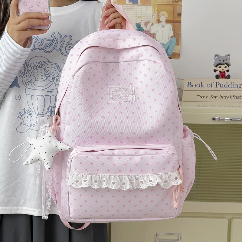 Verspielt Stern-Druck Rucksack Karnz