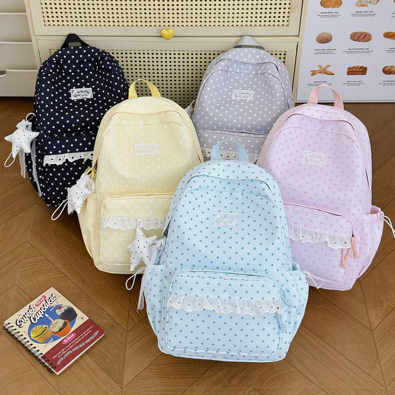 Verspielt Stern-Druck Rucksack Karnz
