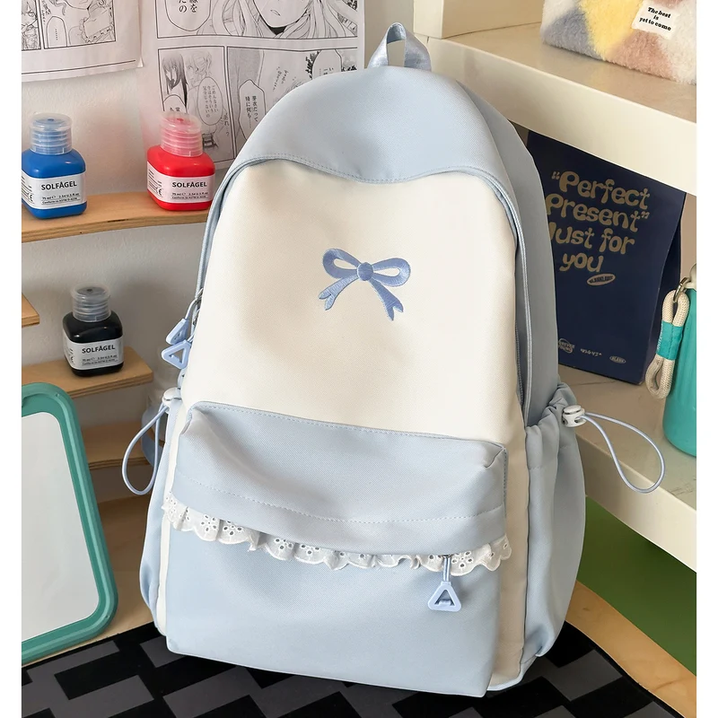 Dekorativer mit Schleife verzierter Freizeit-Rucksack Karnz