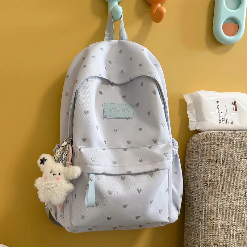 Fun Herz-Print Rucksack Karnz