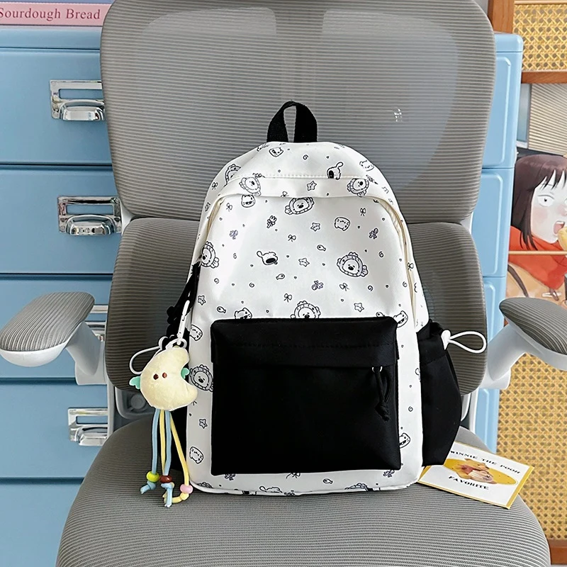 Verspielter Bunny Ohren Bedruckter Rucksack Karnz