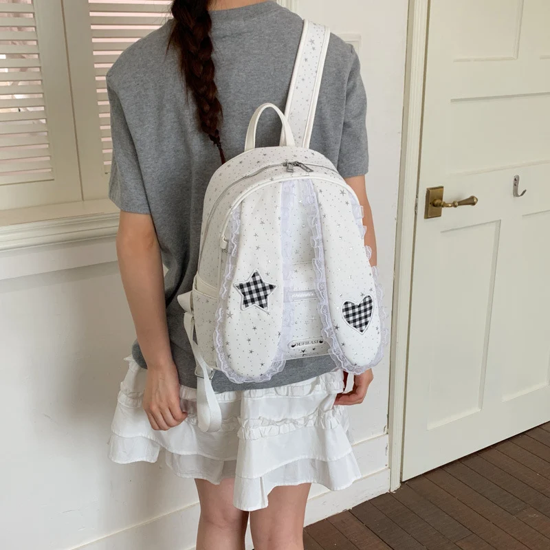 Verspielt Rucksack mit Hasenohren-Thema Karnz