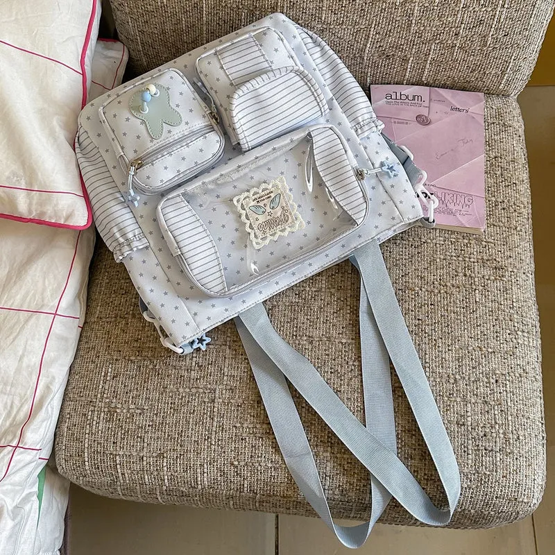 Verspielter Bunny Ohr Schulrucksack Karnz