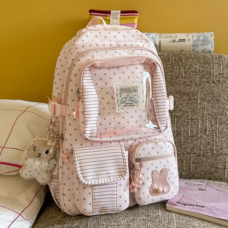 Verspielter Bunny Ohr Schulrucksack Karnz