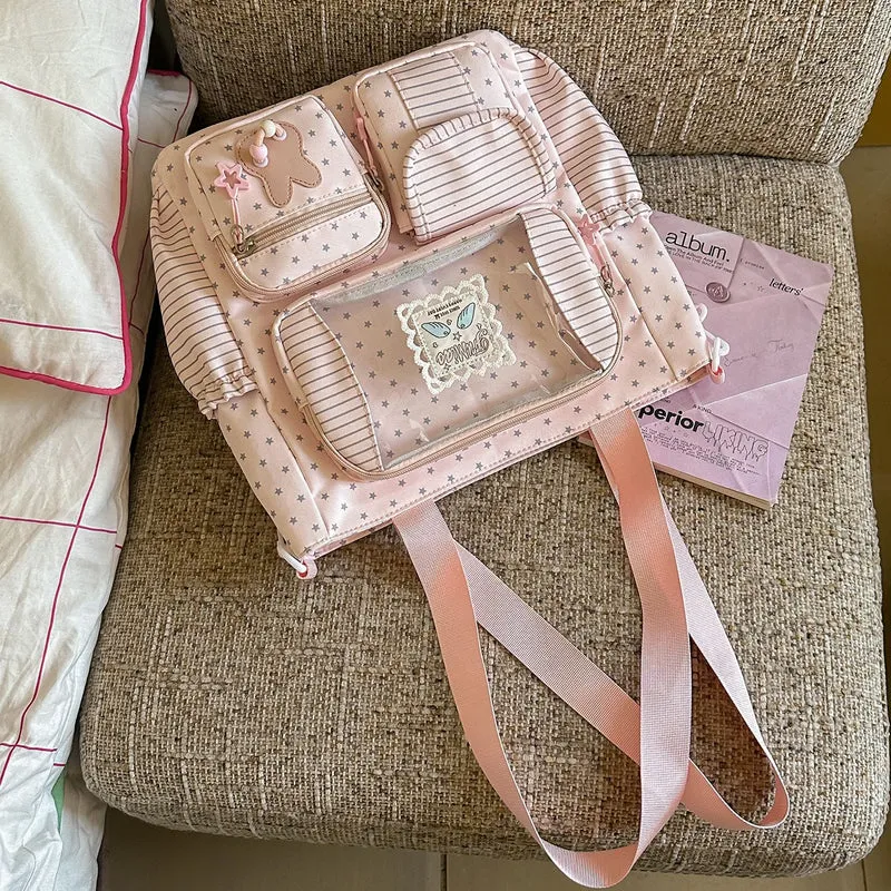 Verspielter Bunny Ohr Schulrucksack Karnz
