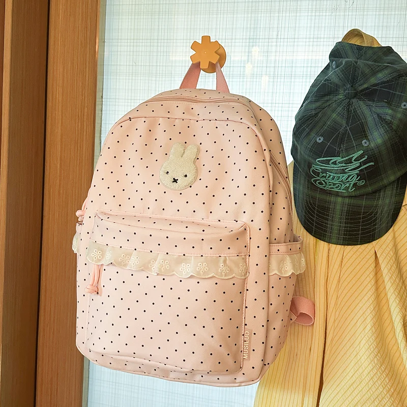 Verspielt Bunny-Ohren Bedruckter Rucksack Karnz
