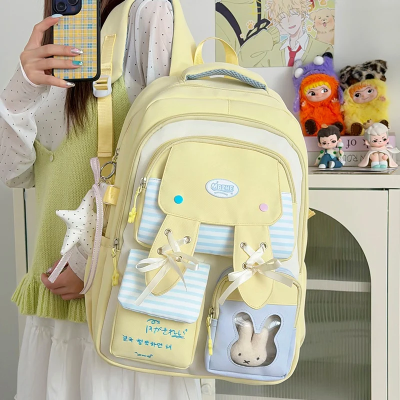 Verspielter Rucksack mit Bunny-Ohren-Print Karnz