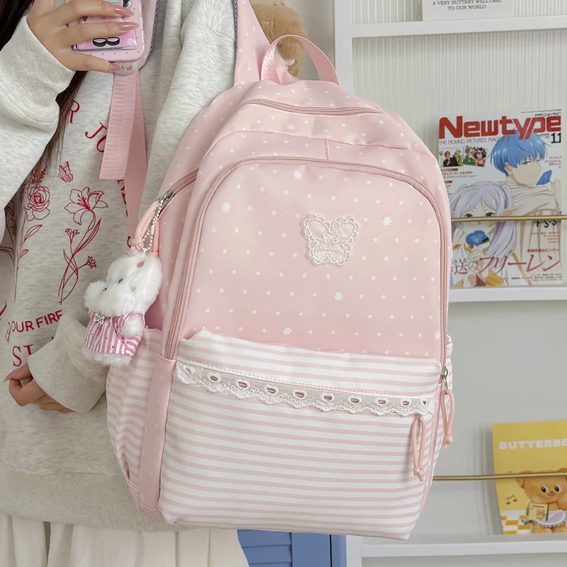Verspieltes Bunny-Ohren Design Schulranzen Karnz