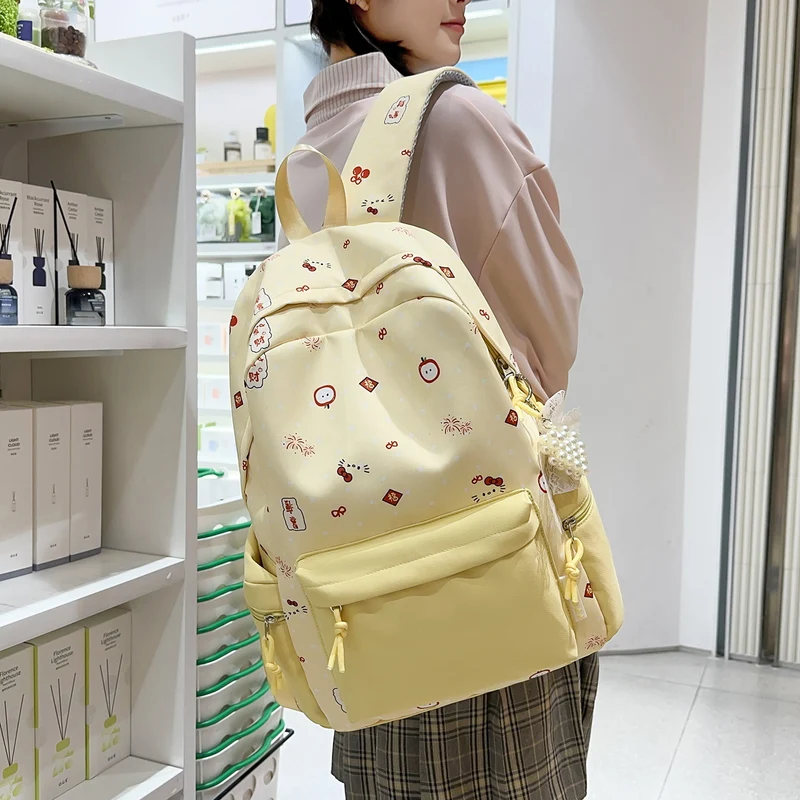 Verspielt Illustrierter Cartoon Rucksack Karnz