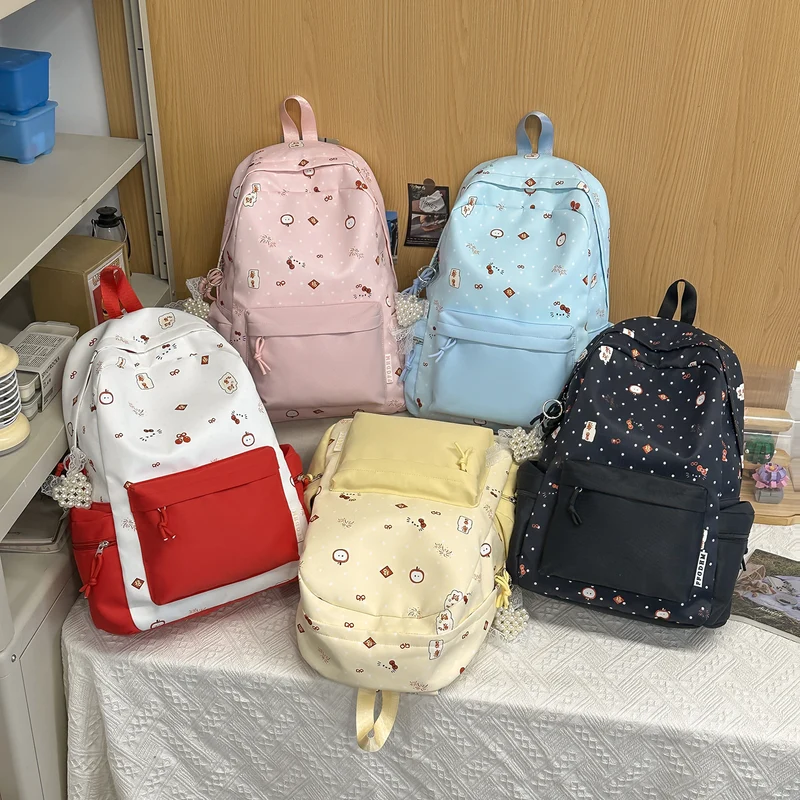 Verspielt Illustrierter Cartoon Rucksack Karnz
