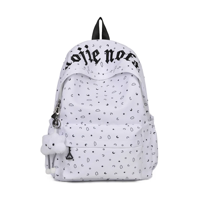 Verspielter Grafikdruck Rucksack Karnz