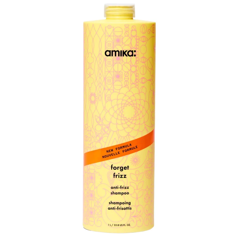 amika forget frizz anti-frizz shampoo 1000ml