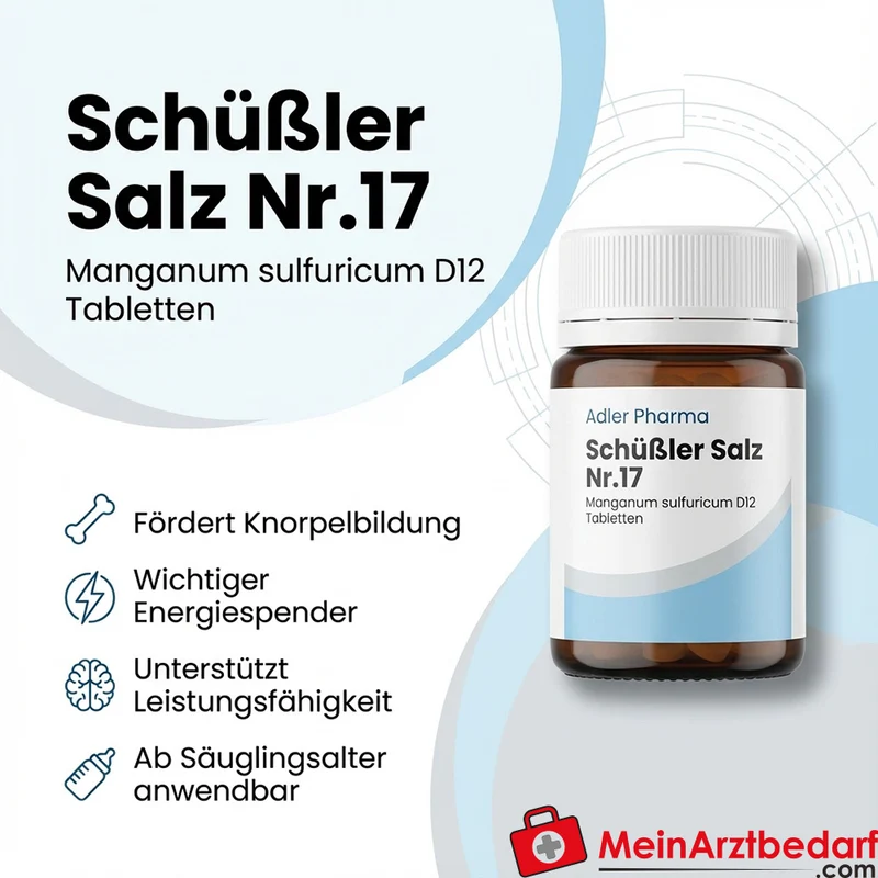 Adler Pharma Schüßler Salz Nr.17 Manganum sulfuricum D12 Tabletten 250 g