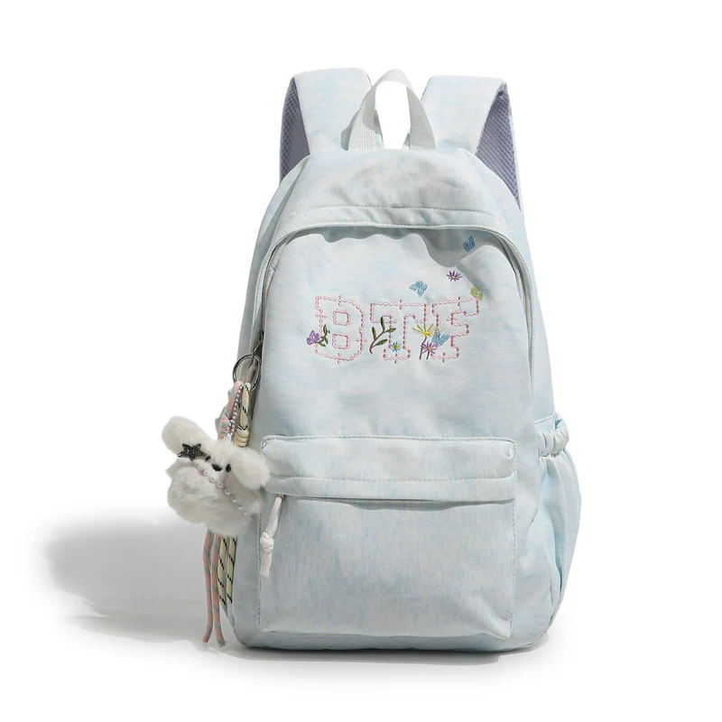 Bestickter Floral Freizeit Rucksack Karnz