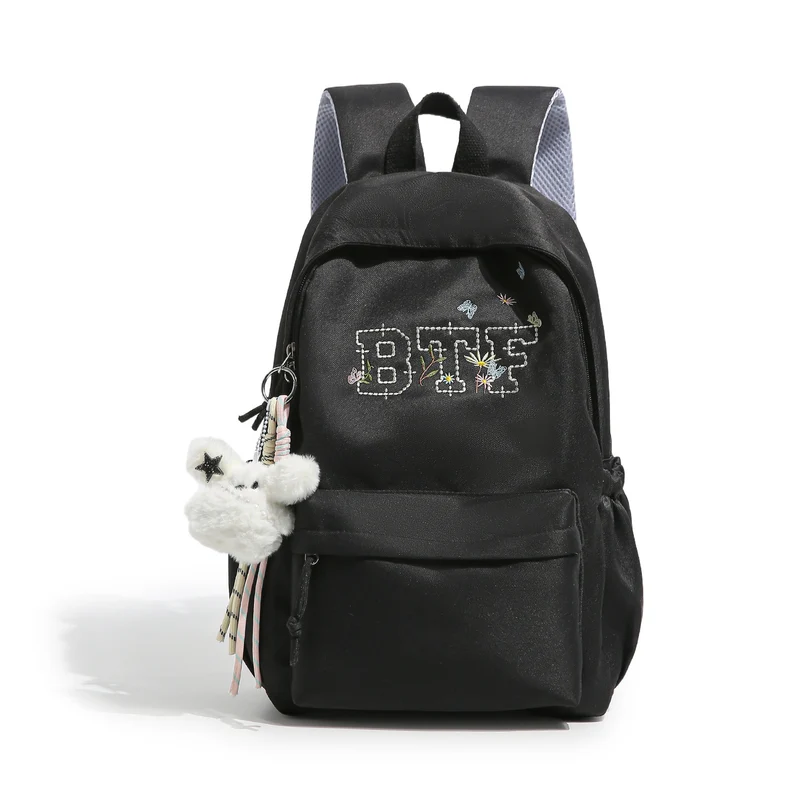 Bestickter Floral Freizeit Rucksack Karnz