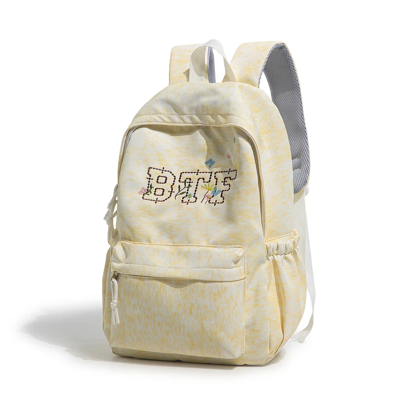 Bestickter Floral Freizeit Rucksack Karnz