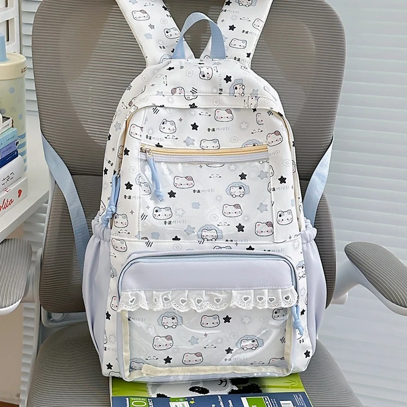 Süßer, illustrierter Charakter-Rucksack Karnz