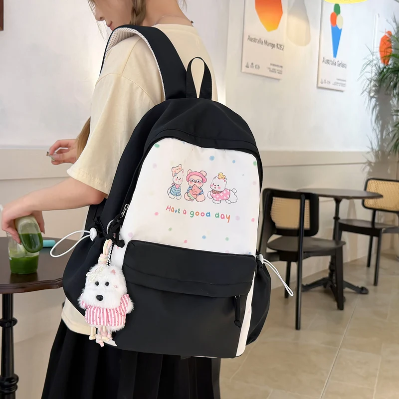 Süßer illustrierten Tier-Themen Rucksack Karnz