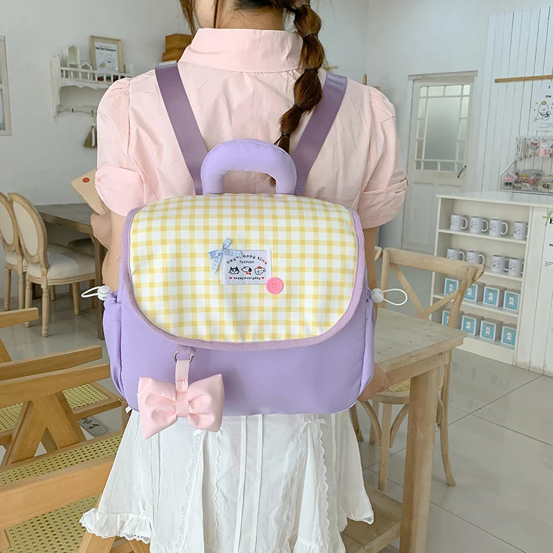 Süßer Herz-Print Mini-Rucksack Karnz