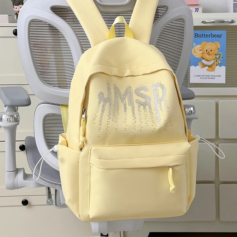 Dekorative mit Strass verziertes Rucksack Karnz