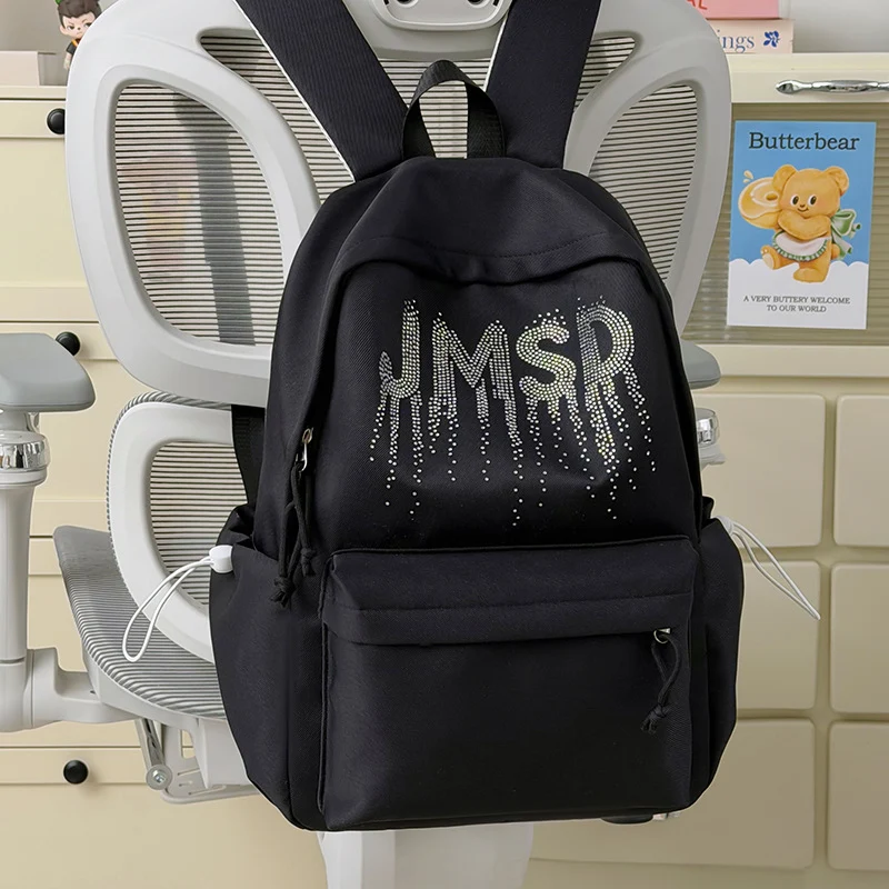 Dekorative mit Strass verziertes Rucksack Karnz