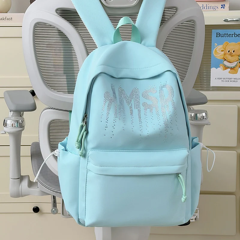 Dekorative mit Strass verziertes Rucksack Karnz