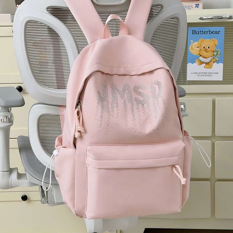 Dekorative mit Strass verziertes Rucksack Karnz