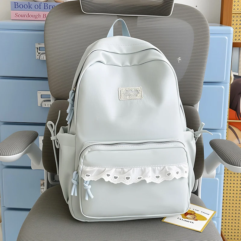 Dekorative Spitzenbesetzte Schulrucksack Karnz
