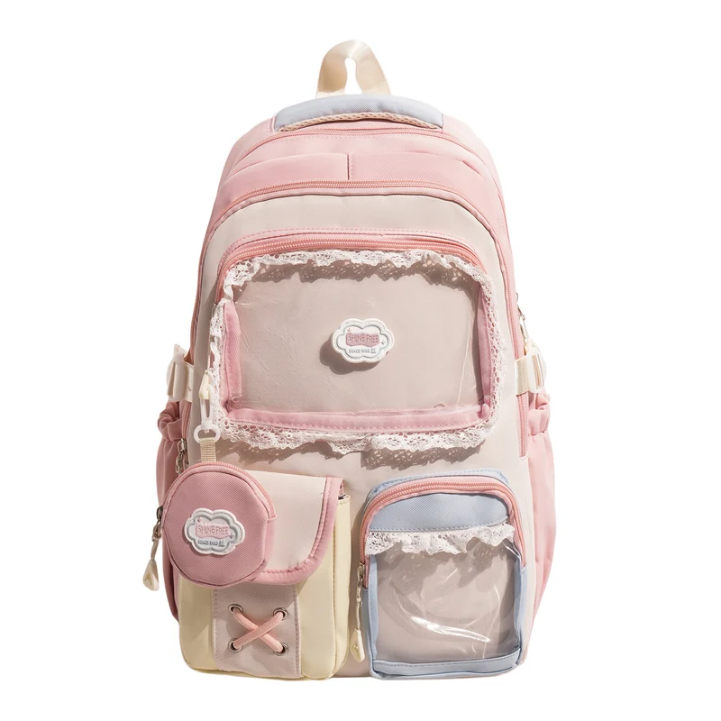 Süßer dekorativer Mehrfach-Taschen-Rucksack Karnz
