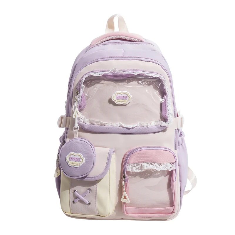 Süßer dekorativer Mehrfach-Taschen-Rucksack Karnz