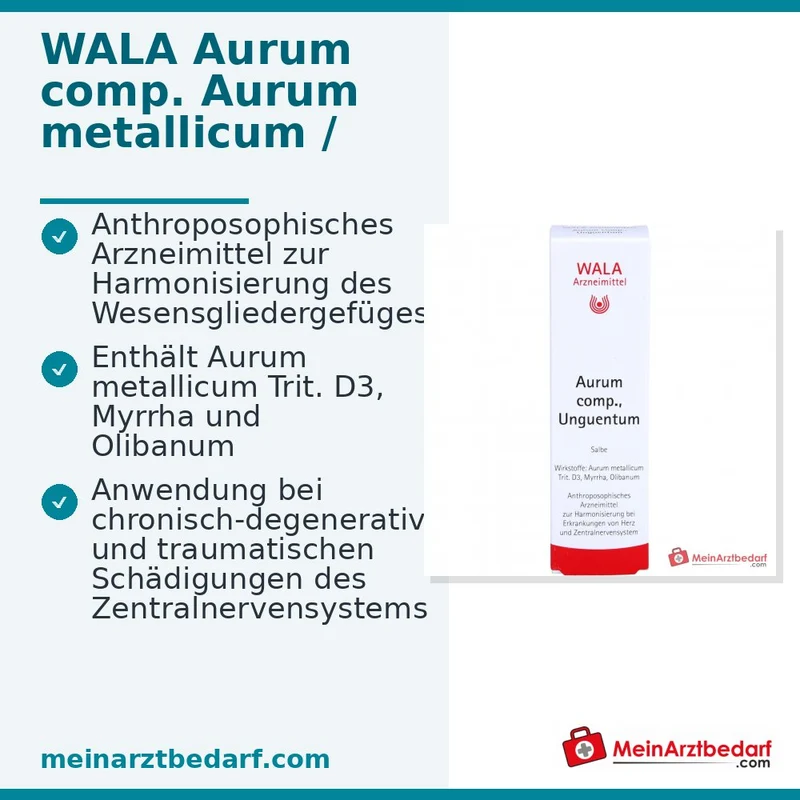 WALA Aurum comp. Unguentum Salbe, 30 g