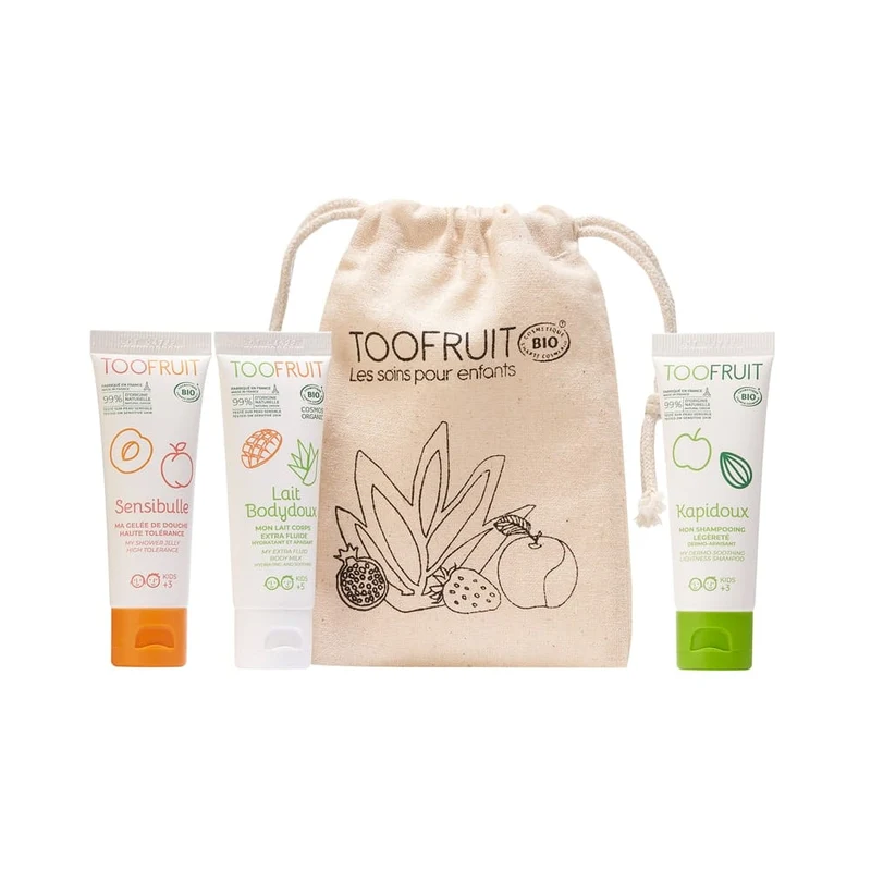 TOOFRUIT Reiseset für Kinder 3 x 25ml