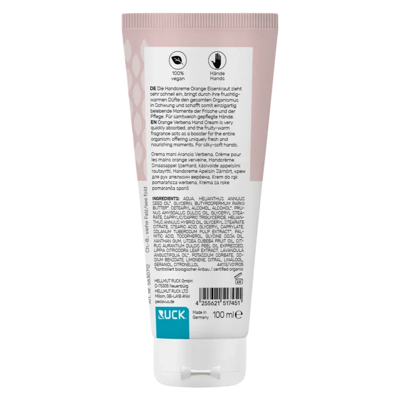 peclavus Handcreme Orange Eisenkraut